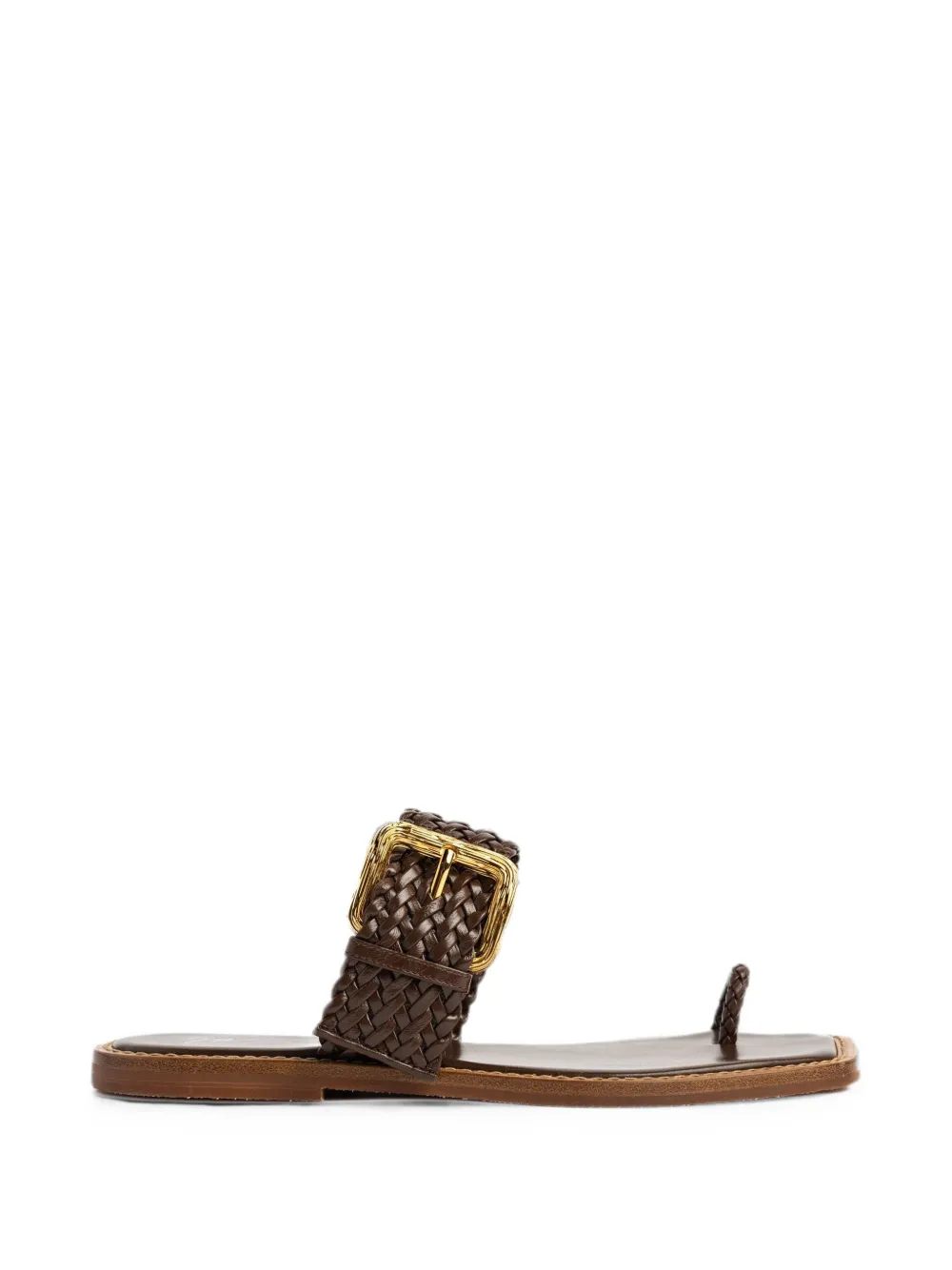 Giuseppe Zanotti Sandalen met geweven bandje Bruin