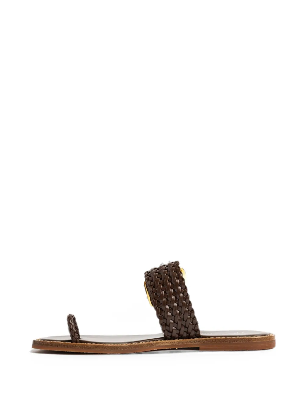 Giuseppe Zanotti Sandalen met geweven bandje Bruin