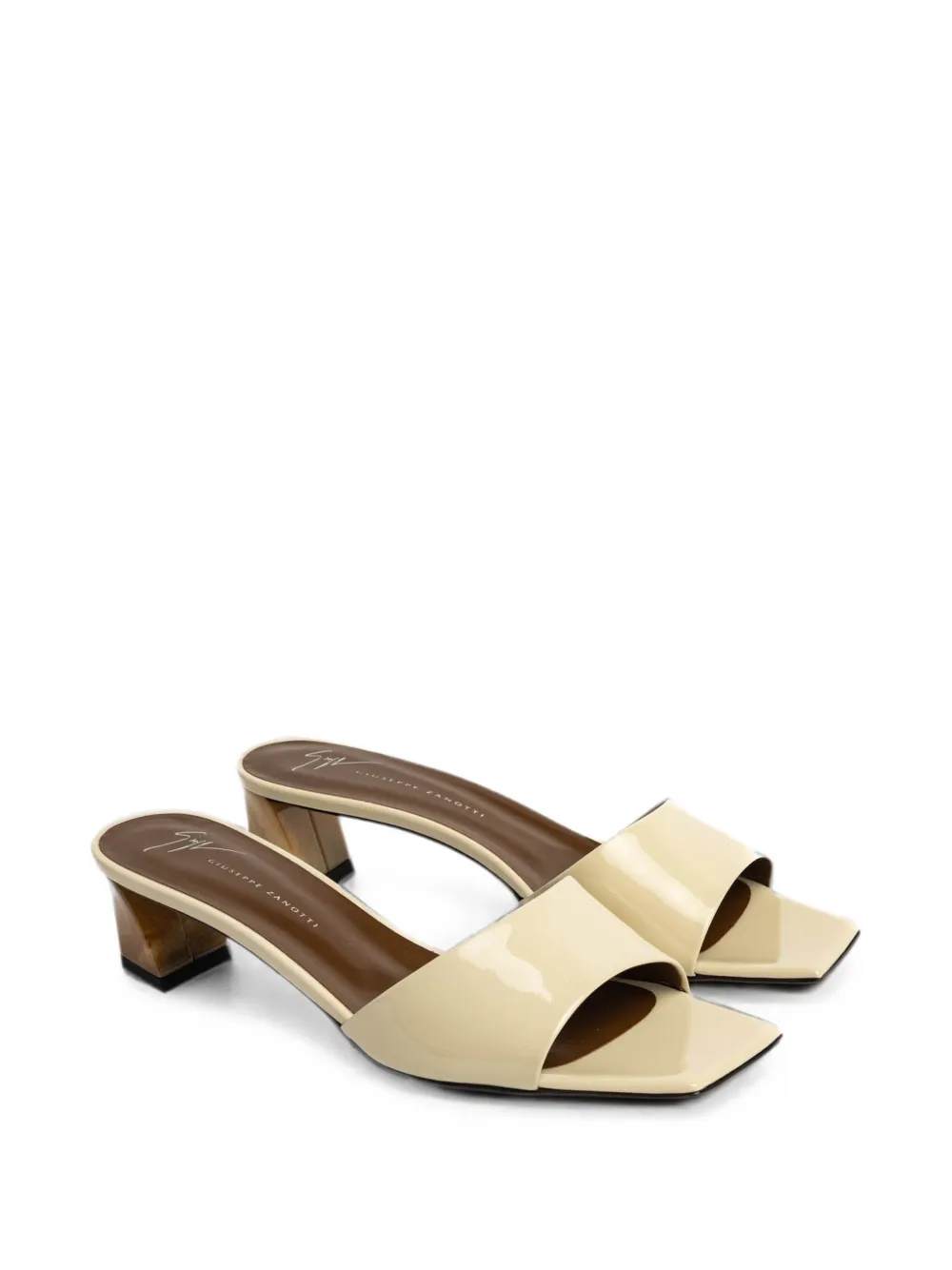 Giuseppe Zanotti Sandalen met vierkante neus Beige