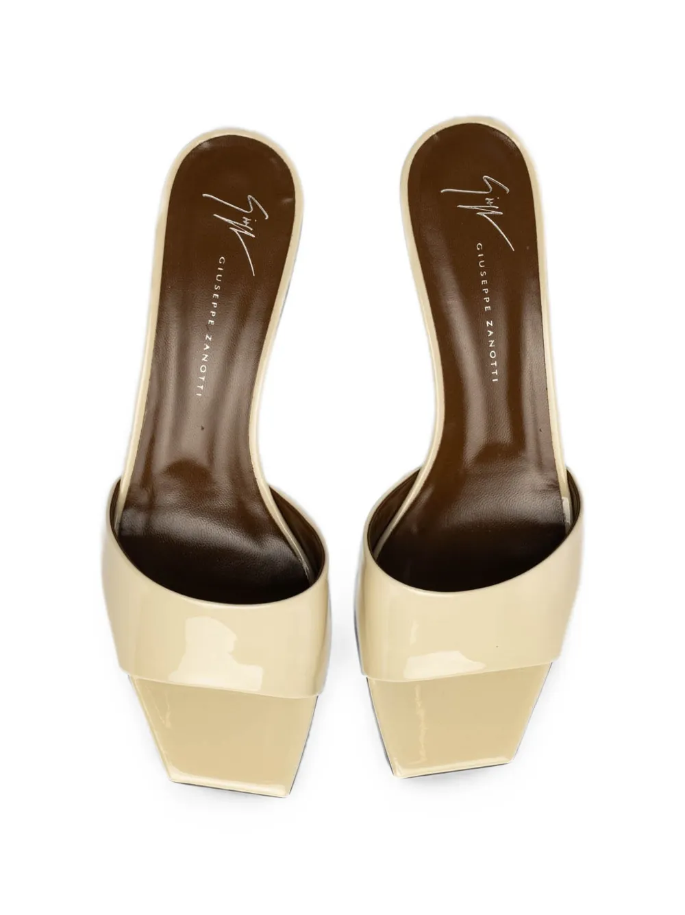 Giuseppe Zanotti Sandalen met vierkante neus Beige