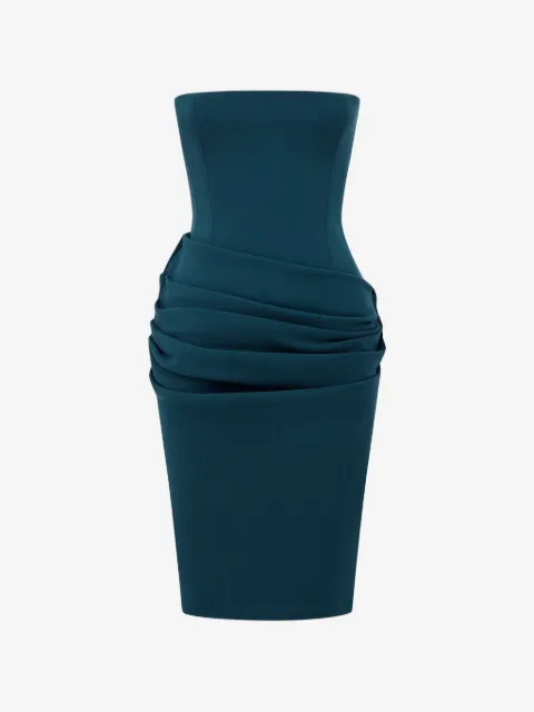 Alex Perry vestido midi drapeado