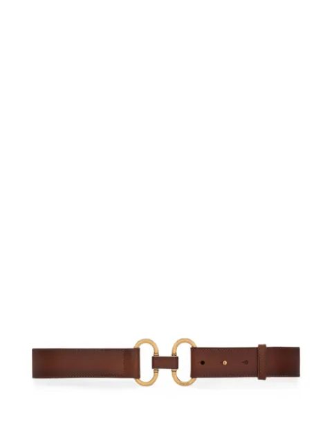 Saint Laurent buckle-fastening leather belt