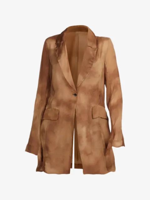 Masnada blazer sin forro con motivo tie-dye