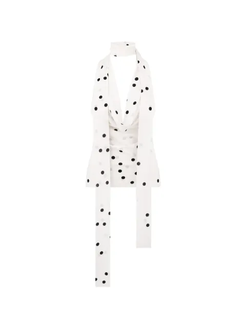 Anna October Agnes polka-dot top