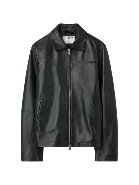 Filippa K leather coach jacket