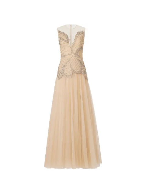 Costarellos Arabella embellished gown