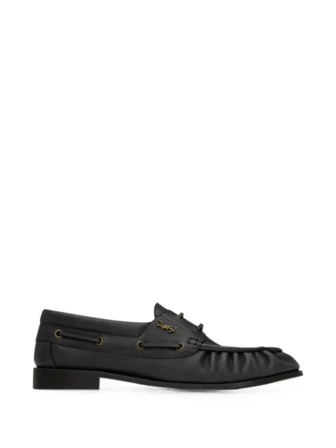 Saint Laurent Les Loafers Bateau in smooth leather