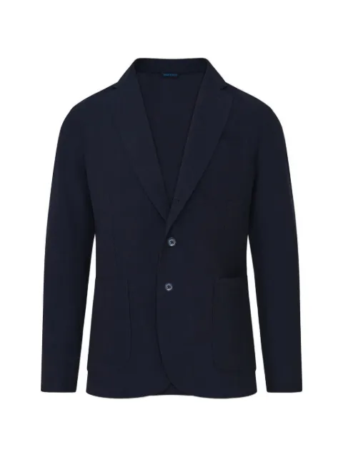 PATRICK ASSARAF single-breasted seersucker blazer