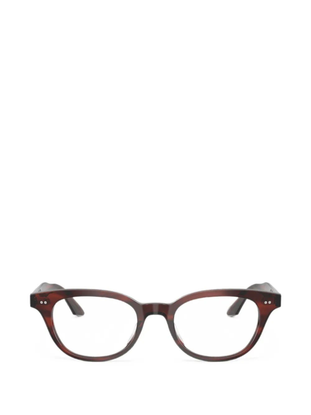 Oliver Peoples Occhiali tondi Madelon - Marrone