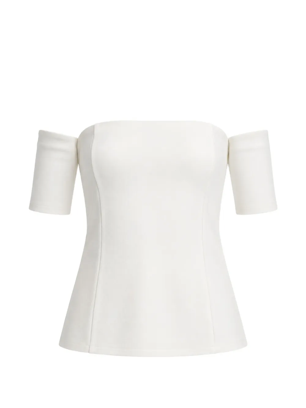 High Sport Sela off-shoulder top - Bianco