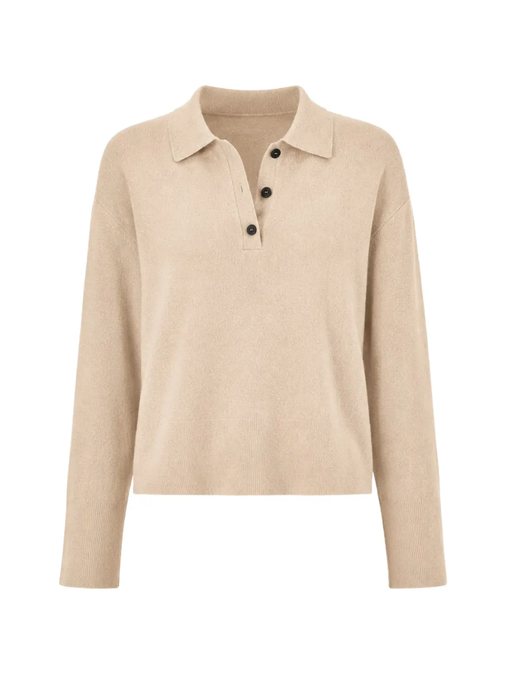 Arlo Mott Berry polo-collar sweater - Nude