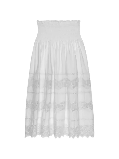 The Great. Rosette midi skirt