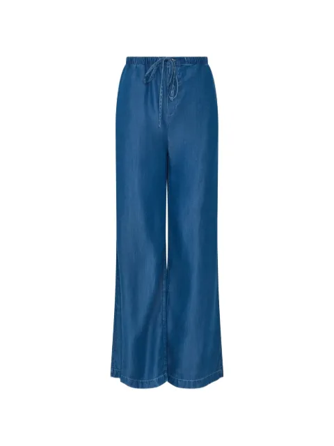 PATRICK ASSARAF drawstring-waist stonewashed jeans