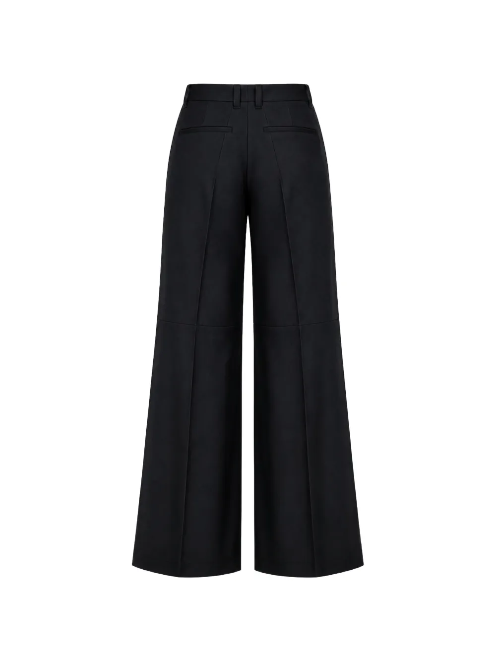 Shiro Sakai Geplooide pantalon Zwart