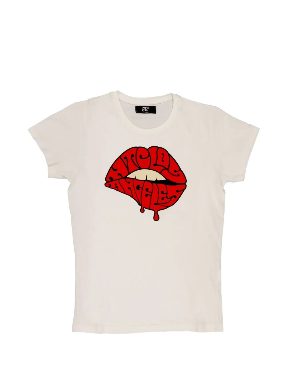 Htc Los Angeles L.A Lips T-shirt - Bianco