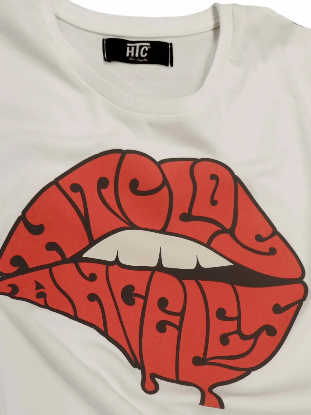Htc Los Angeles L.A Lips T-shirt Wit
