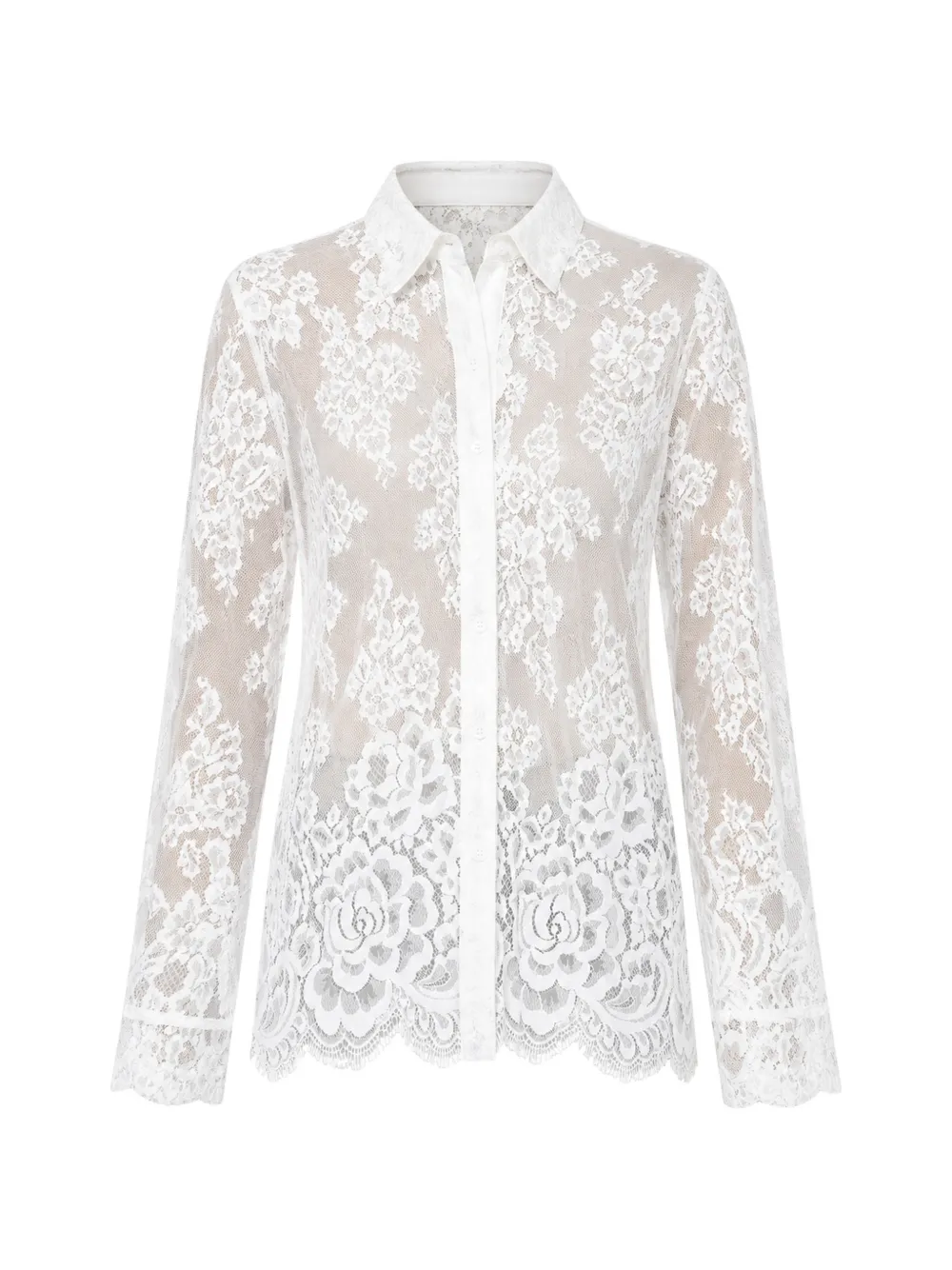 CISSA The Classic floral-lace shirt