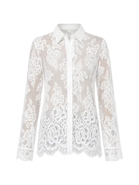CISSA The Classic floral-lace shirt