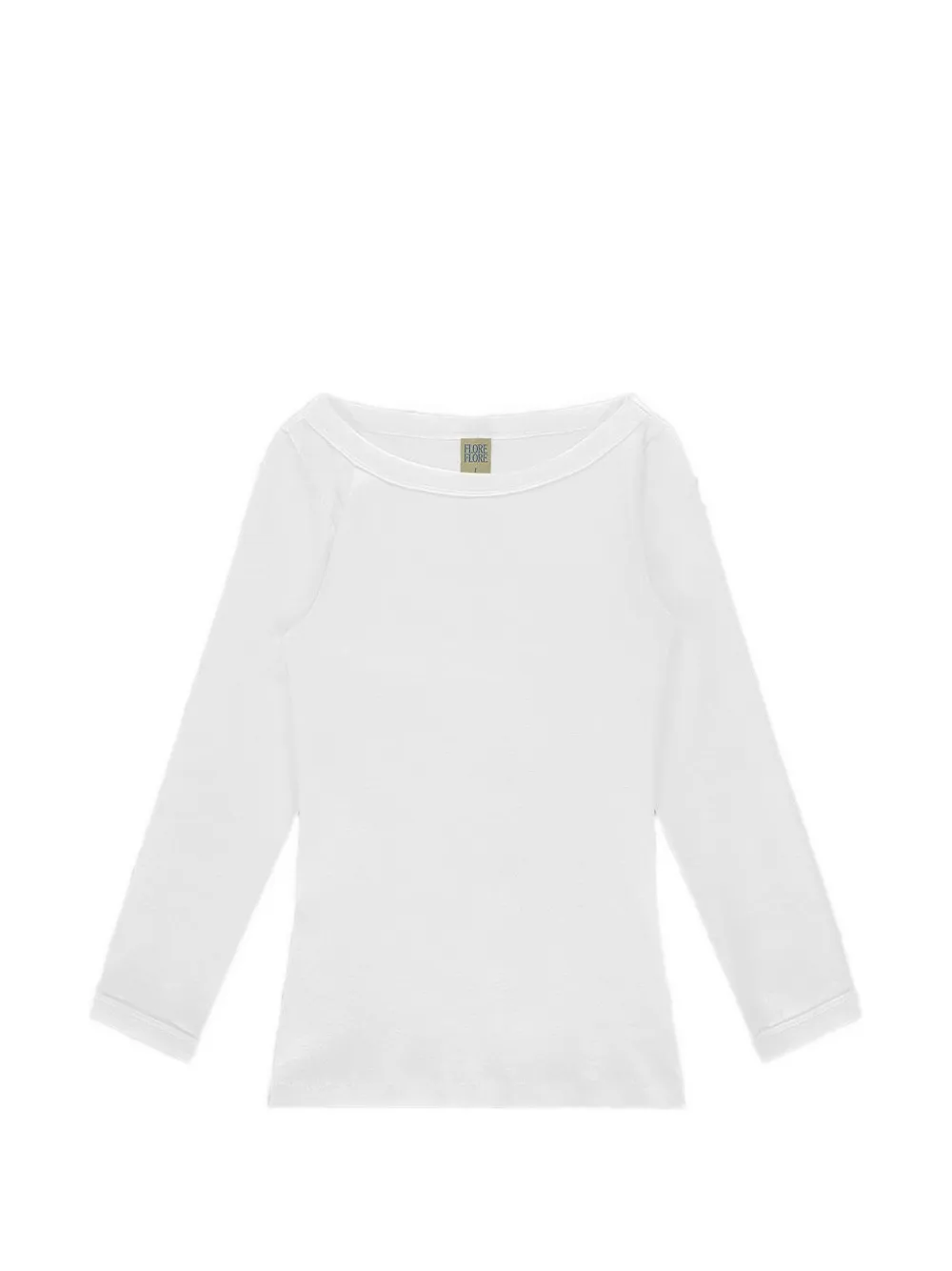 FLORE FLORE Steffi long-sleeved T-shirt - Bianco