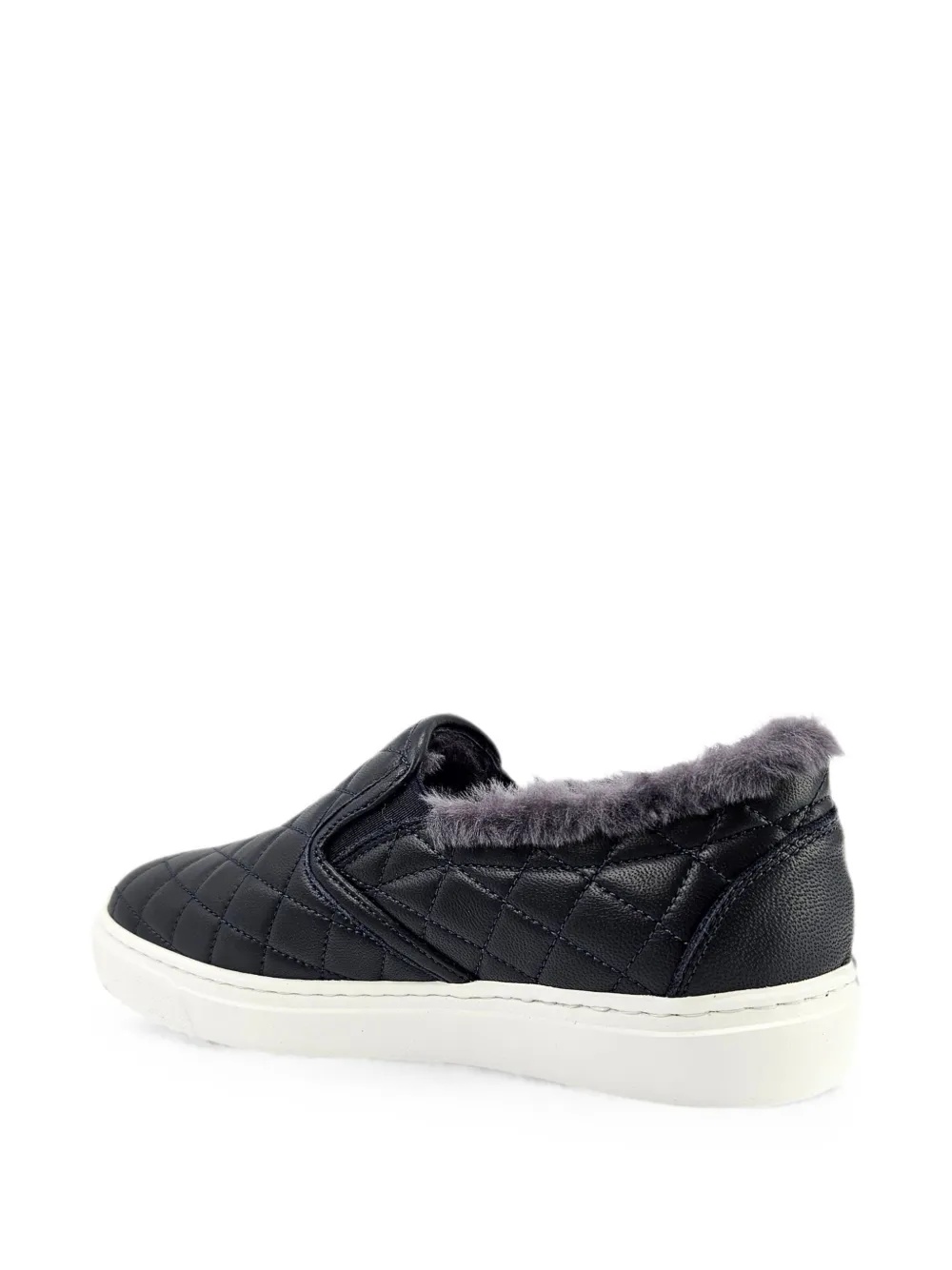 Madison.Maison Gewatteerde sneakers met lammy afwerking Blauw