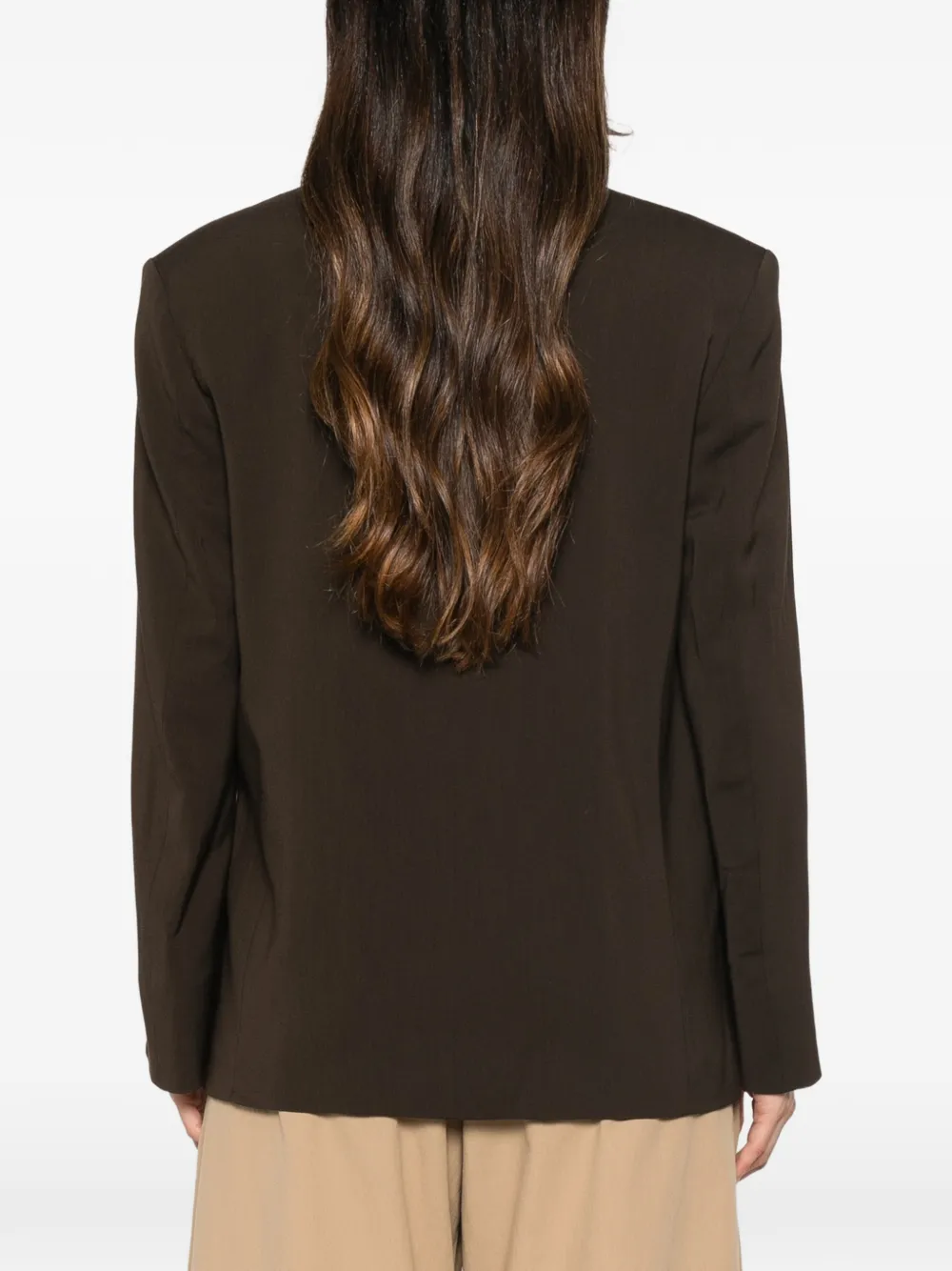TWINSET Blazer met dubbele rij knopen Bruin