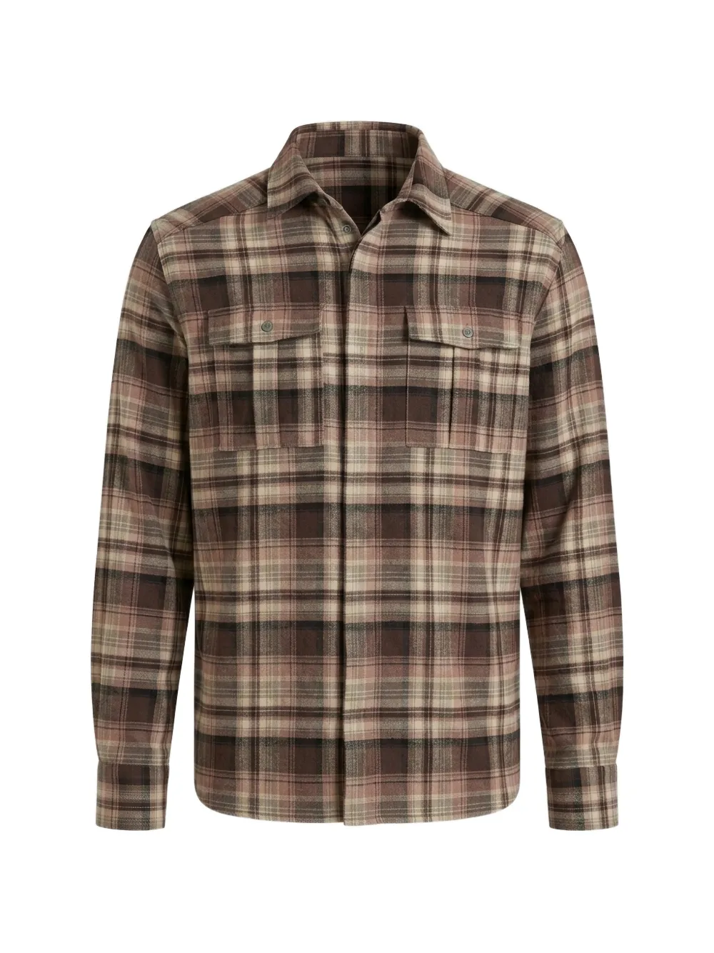 Domaine Des Artistes plaid-pattern overshirt