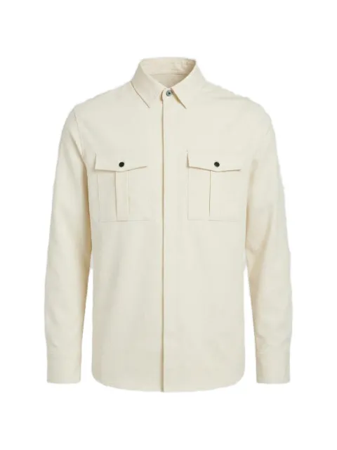 Domaine Des Artistes camisa manga larga con bolsillos y solapa