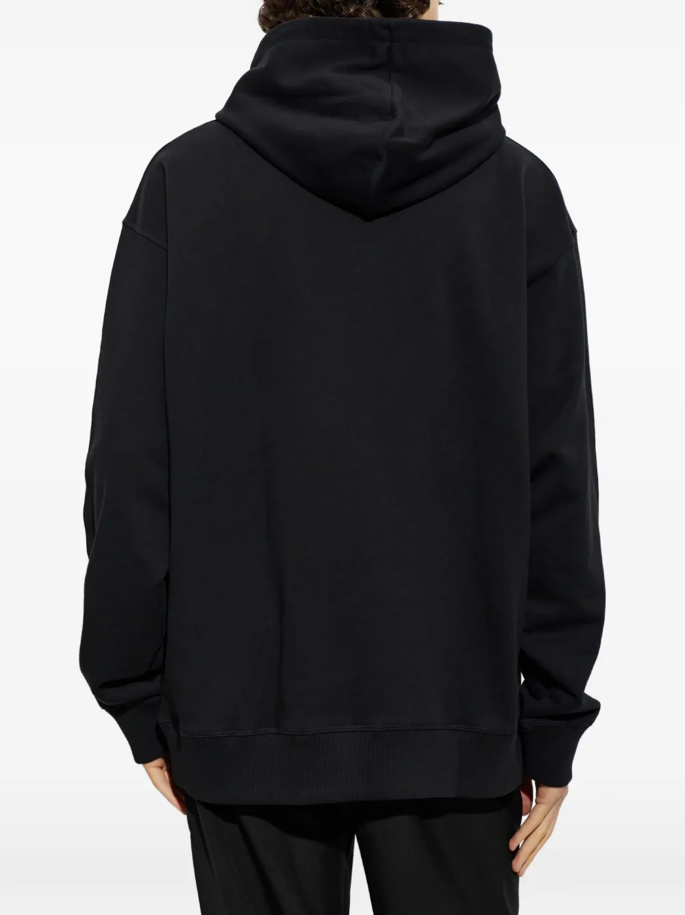 Balmain Hoodie met geborduurd logo Zwart