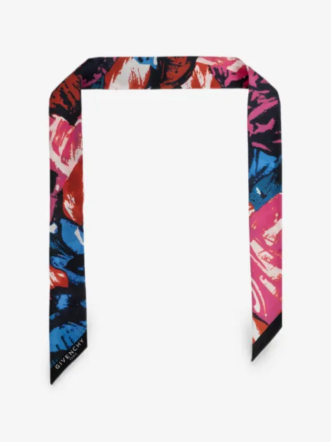 Givenchy abstract-print silk scarf