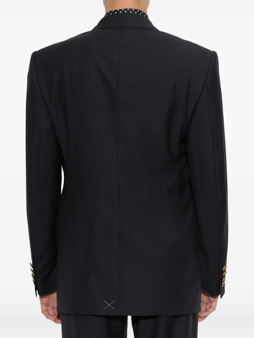 Dolce & Gabbana Blazer met enkele opening en puntige revers Zwart