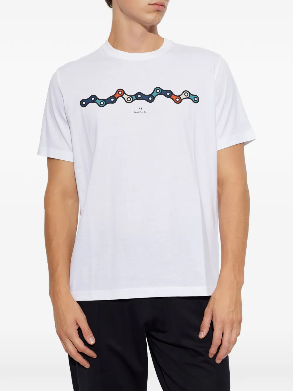 PS Paul Smith T-shirt met grafische print Wit