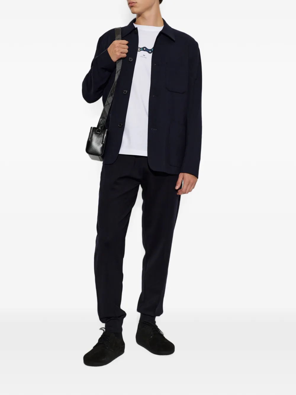 PS Paul Smith T-shirt met grafische print Wit