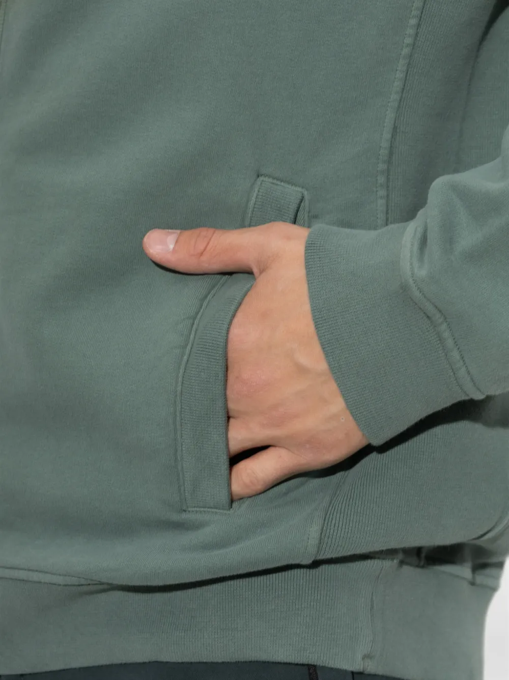 Stone Island Trui met logopatch Groen