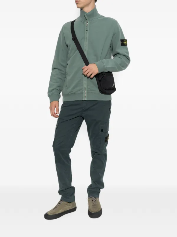 Stone Island ジップアップ セーター | グリーン | FARFETCH JP