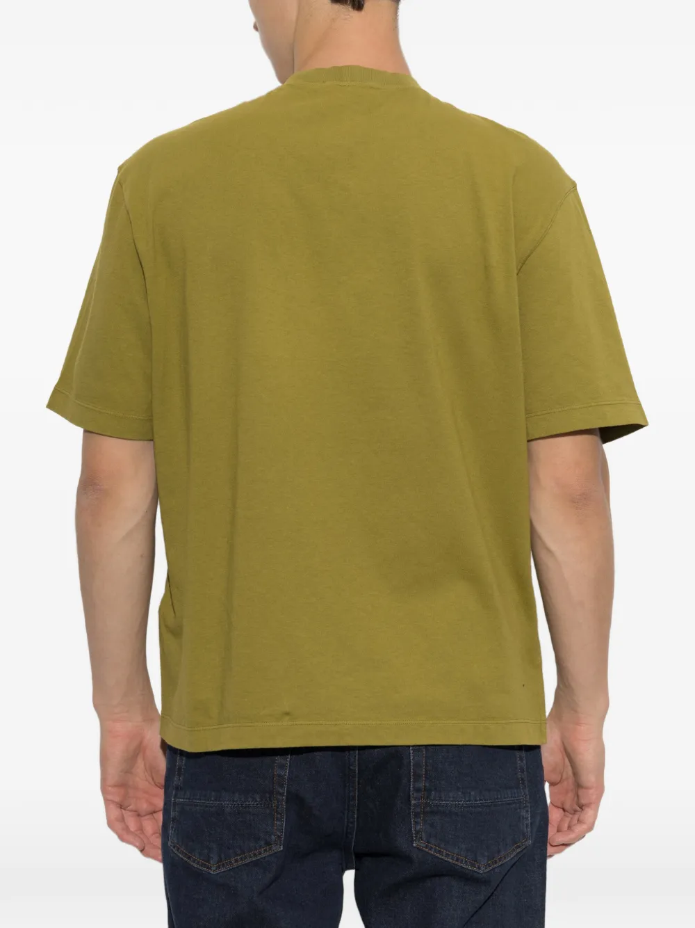 Stone Island T-shirt met logopatch Groen