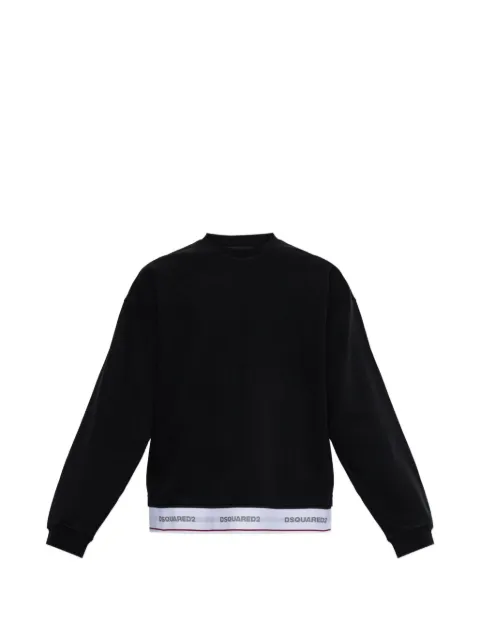DSQUARED2 jersey con ribete del logo