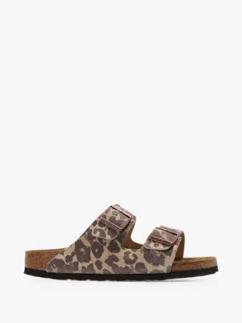 Birkenstock sandalias Arizona con motivo de leopardo