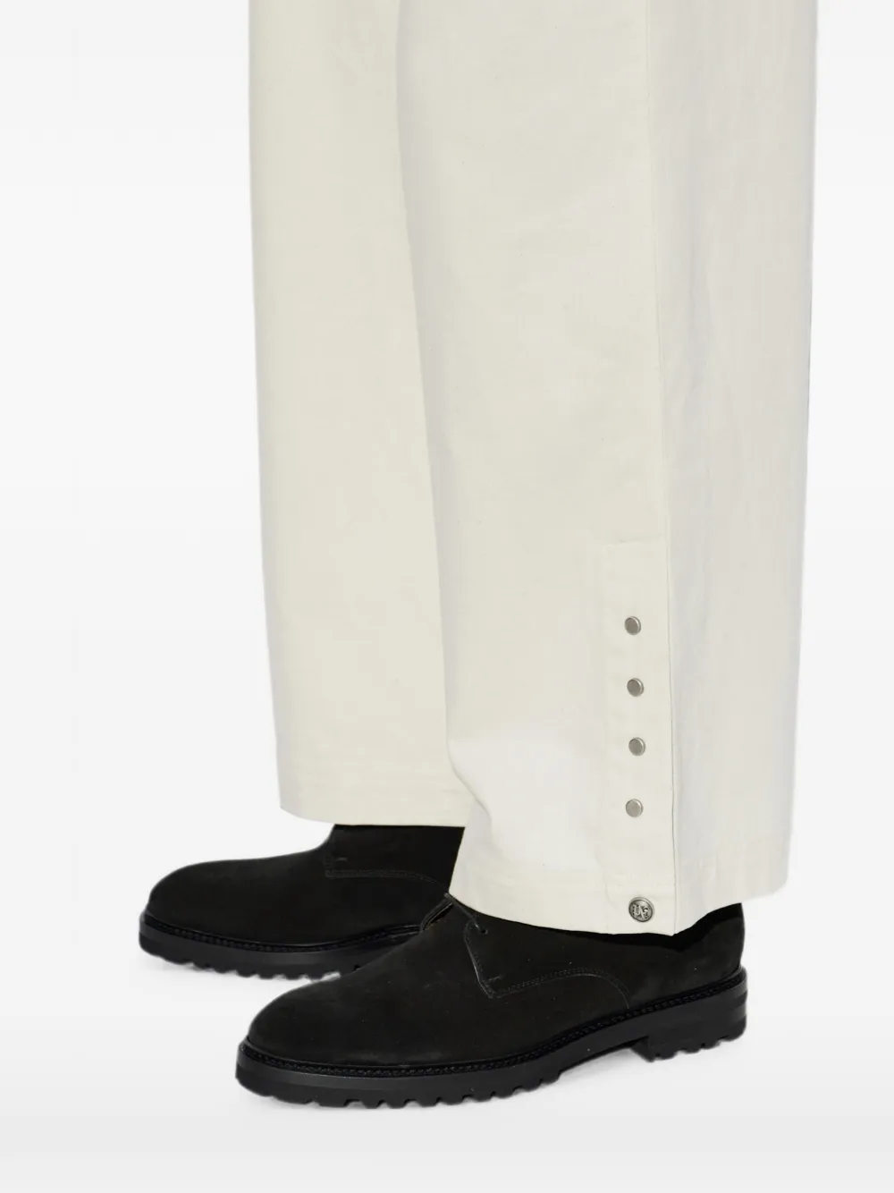 Kiton suede desert boots Zwart