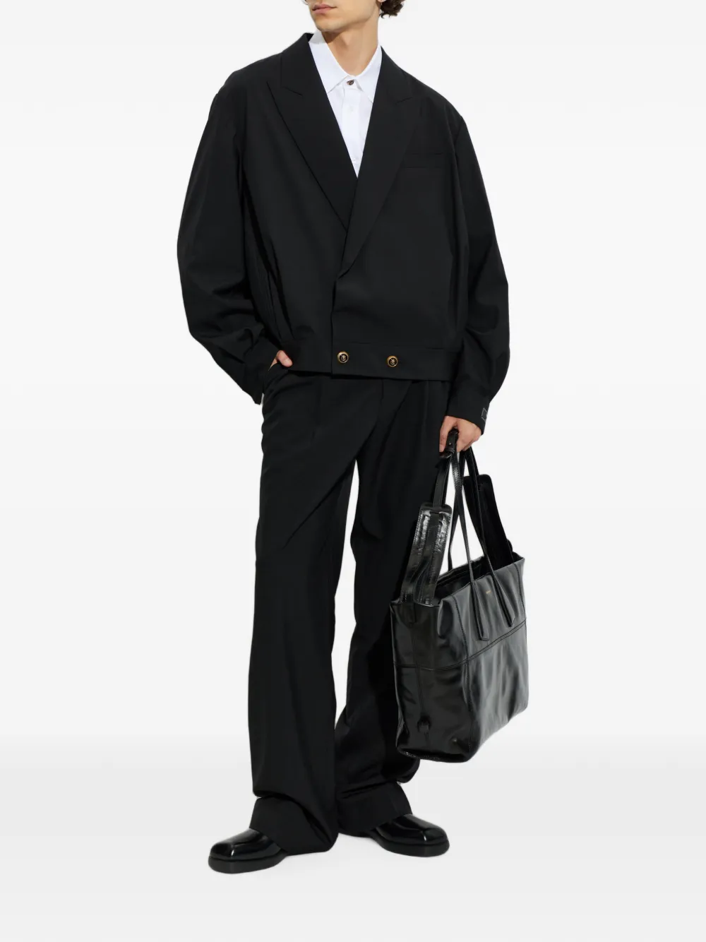 Balmain Wollen broek Zwart