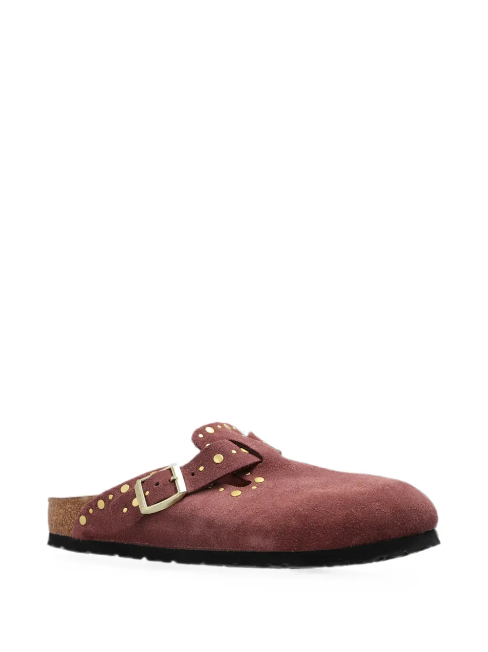 Birkenstock Boston rivet-border clogs Roze