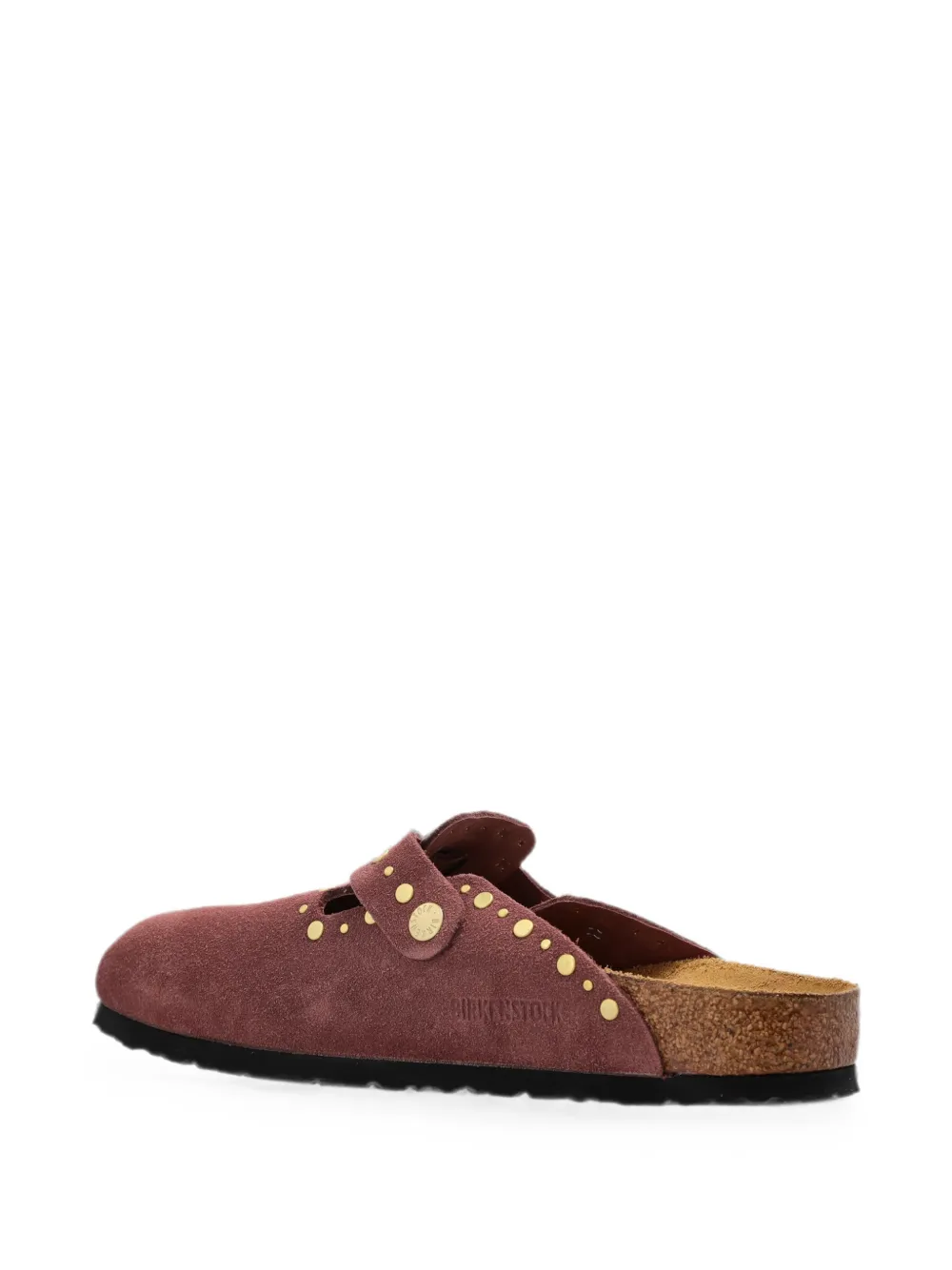 Birkenstock Boston rivet-border clogs Roze