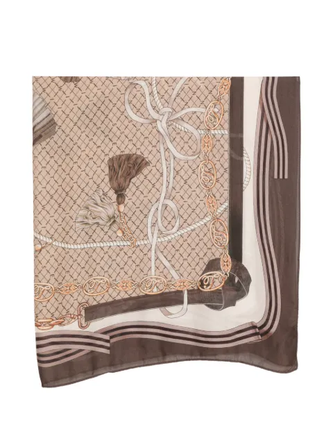 TWINSET chain-print scarf