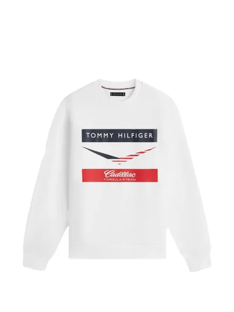 Tommy Hilfiger x Cadillac Formula 1 Team chevron crew-neck sweater