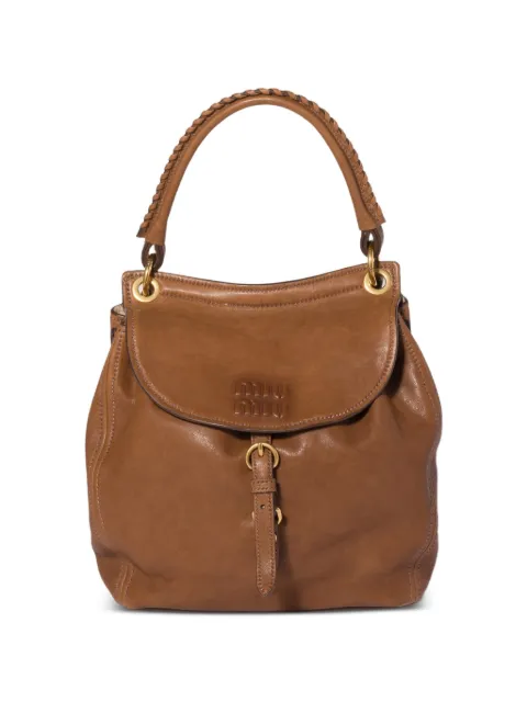 Miu Miu mochila Rendez-vous de piel de napa