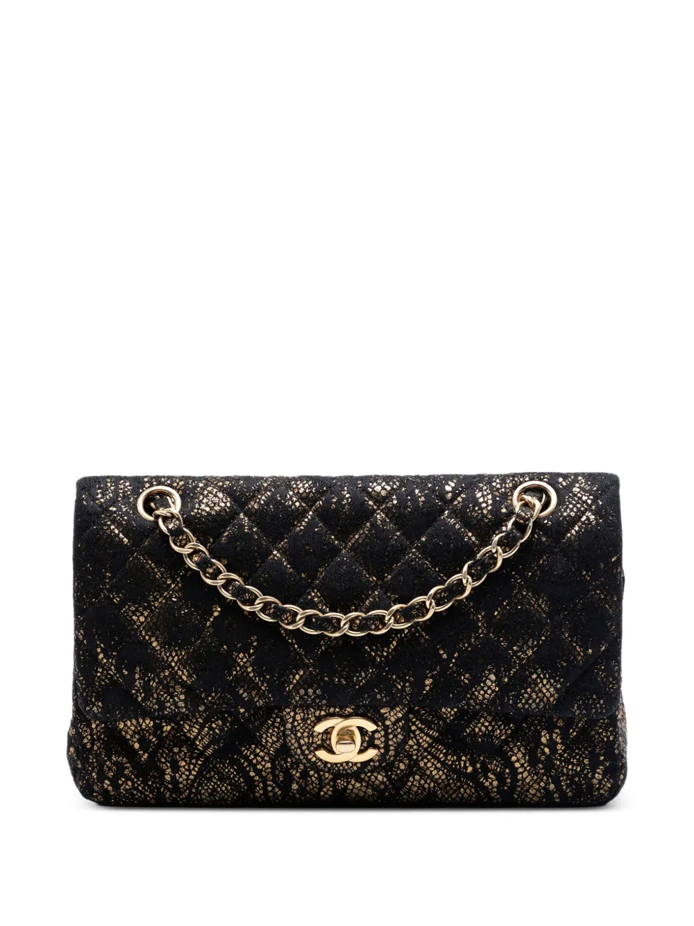 CHANEL Pre-Owned medium Classic Double Flap quilted shoulder bag - Schwarz