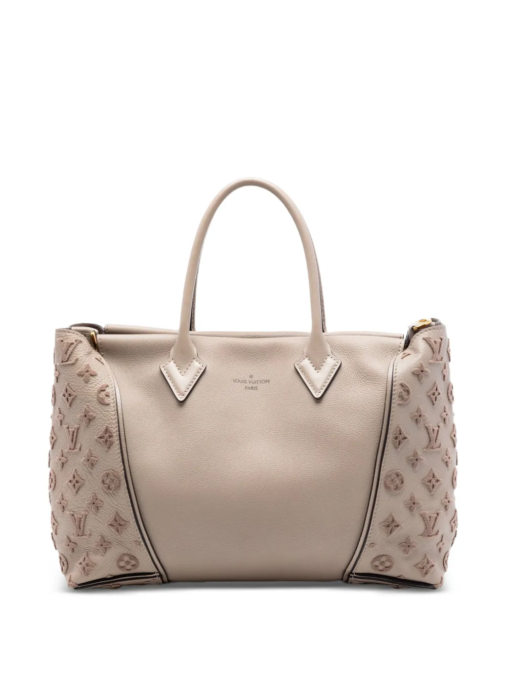 Louis Vuitton Pre-Owned PM W monogram-embossed tote bag - Nude