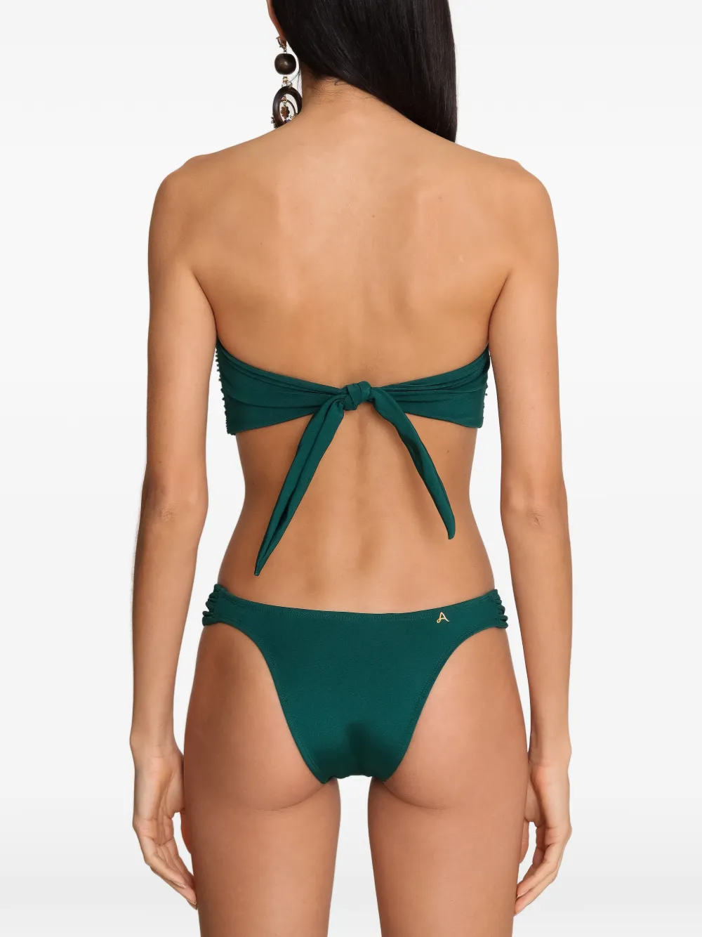 Amir Slama Bandeau bikini Groen
