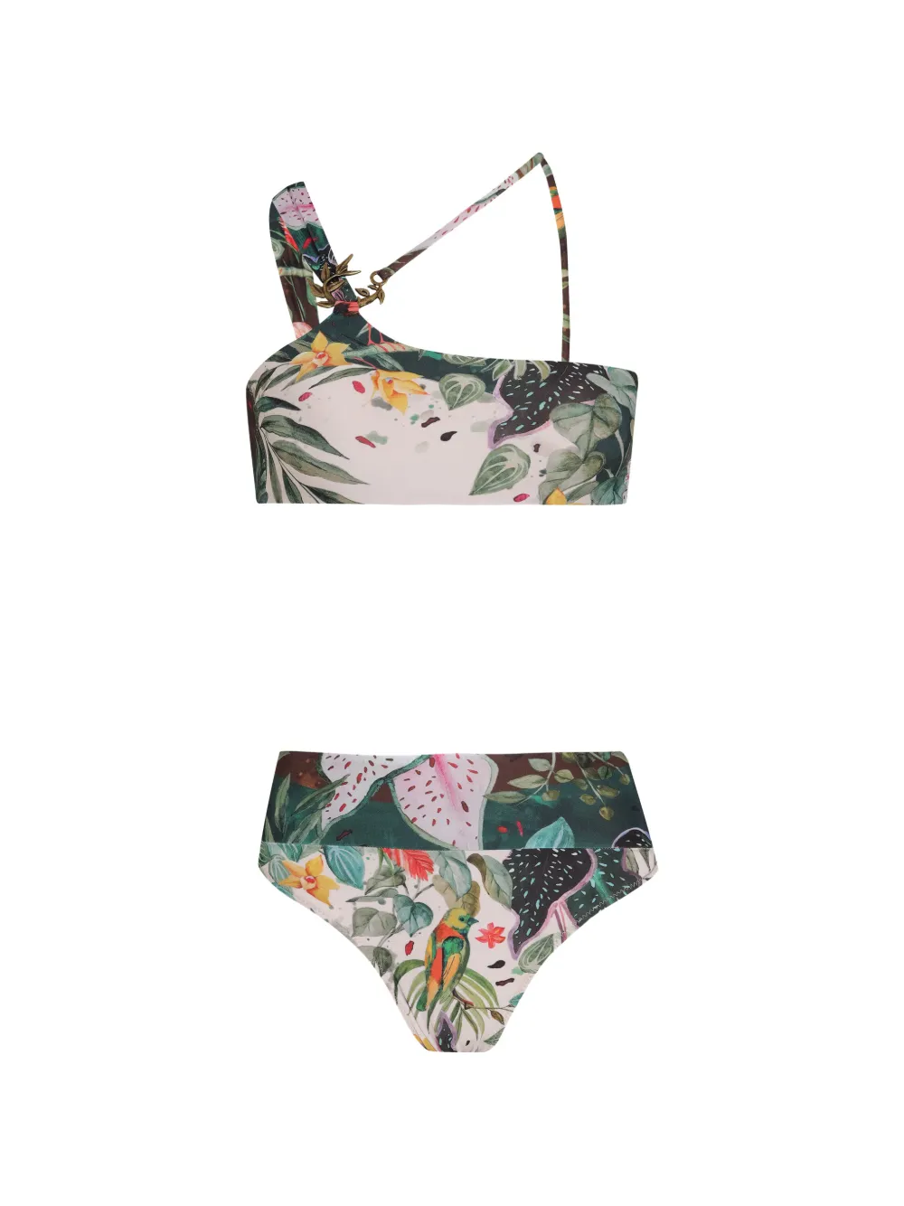 Amir Slama Bikini con stampa - Toni neutri