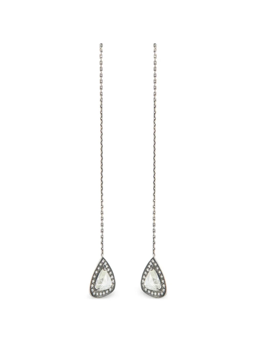 LB Exclusive diamond drop earrings - Argento