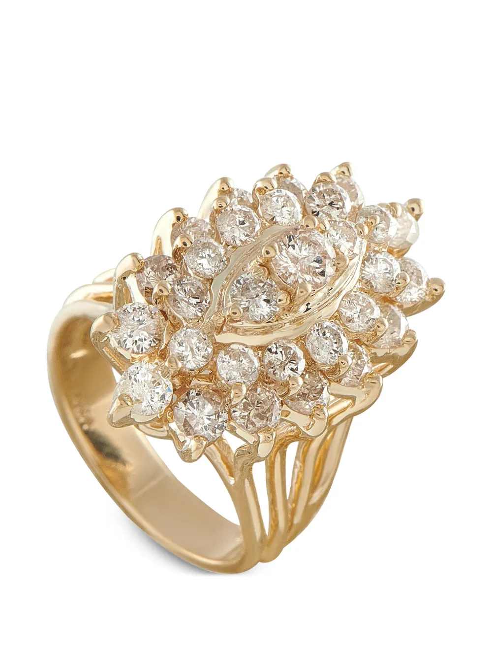 LB Exclusive diamond cluster ring - Oro